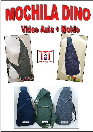 Projeto+Video Aula:  Mochila Dino