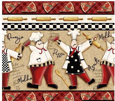 Chefs. Faixa.Tec.Dig.100% Alg.(50x150cm)