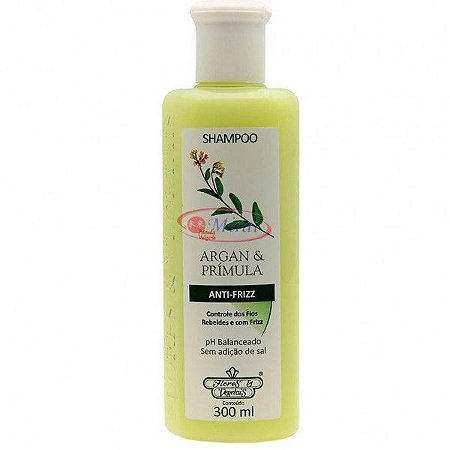 Shampoo Flores e Vegetais 300ml ARGAN E PRIMULA