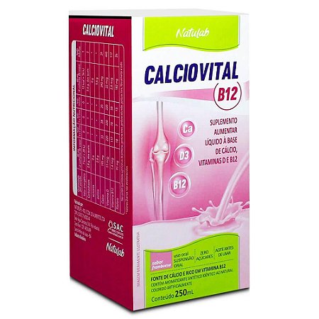CALCIOVITAL LIQUIDO A BASE DE CALCIO  B12 250 ML