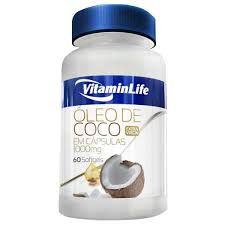 Óleo de Coco 1000mg 60cps VitaminLife