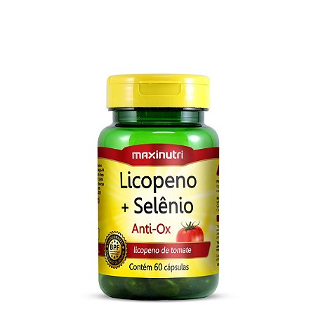 Licopeno+Selênio 60cps - Maxinutri