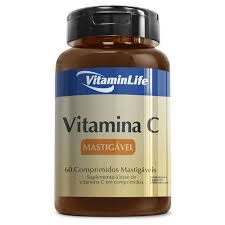 VITAMINA C 500MG 60CPR MASTIGAVEL - VitaminLife