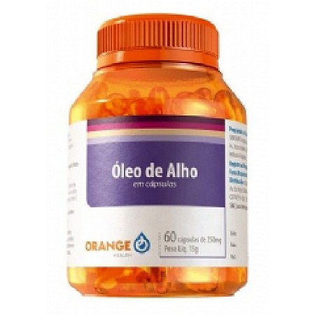 Óleo de Alho 400mg 60cps - Orange