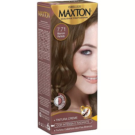 Tintura Maxton Kit 7.71 Marron Perfeito