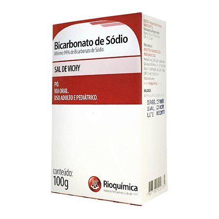 Bicarbonato de Sodio 100G RIOQUIMICA