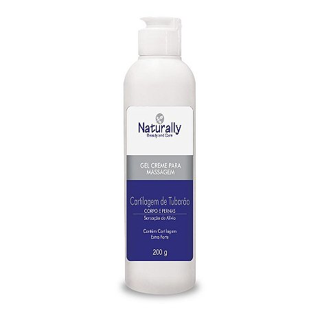 Naturally GeL p/ Massagem Cartilagem de Tubarão 200g