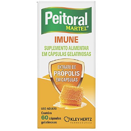 PEITORAL MARTEL IMUNE C/ PROPOLIS 60CAPS  KLEY HERTZ