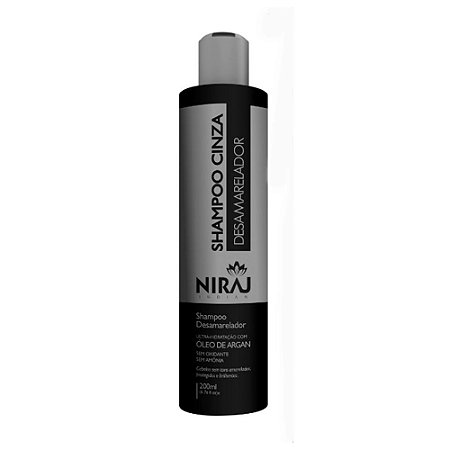 Shampoo Cinza Desamarelador Niraj Silver 200ml