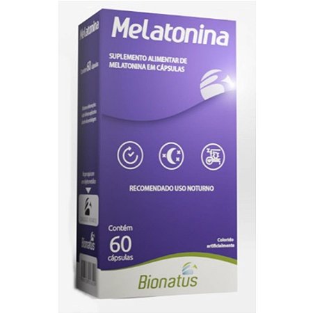 MELATONINA 60CPS - BIONATUS