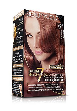 Tintura Beauty Color Kit 6.4 Louro Escuro Acobreado