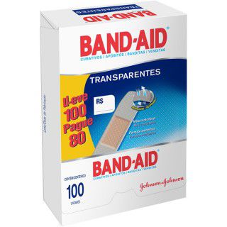 Band Aid Transparente Leve 100 Pague 80