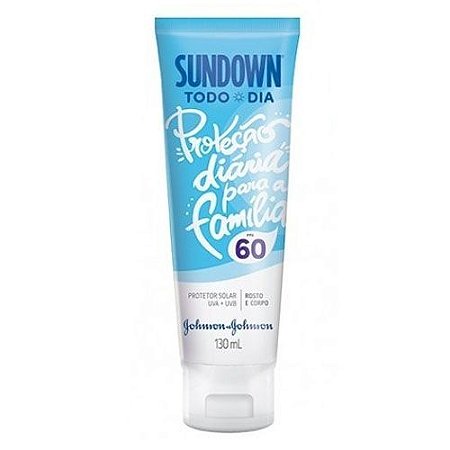 Sundown Protetor Solar Todo Dia Rosto e Corpo FPS60 130ml