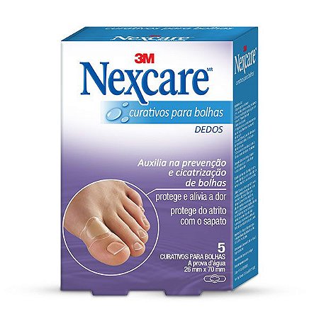 Curativo Nexcare 3M para Bolhas nos Dedos 5un