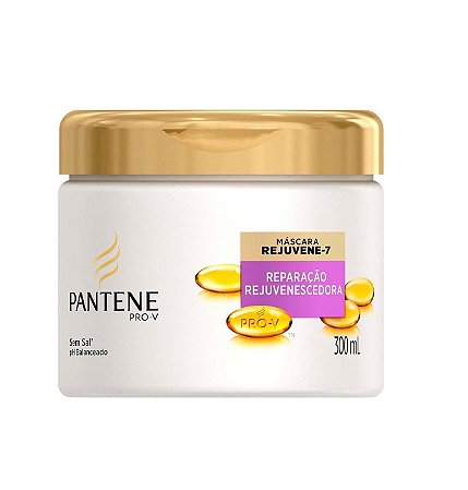 Máscara Pantene Reparadora Capilar Rejuvenescedora 300ml