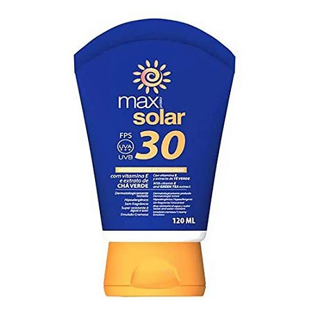 PROTETOR SOLAR MAXI SOLAR CHA VERDE FPS 30 120ML - VITALIFE