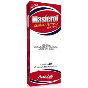 MASFEROL (sulfato ferroso) 40 COMP