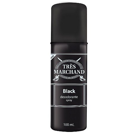 Desodorante Tres Marchand Spray 100ml Black