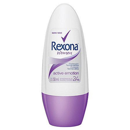 DESODORANTE REXONA ROLL ON 50ML WOMEN ACTIVE EMOTION