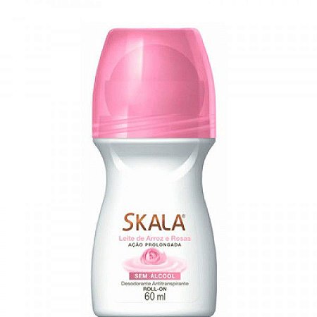 Desodorante Skala Roll-on Leite de Arroz e Rosas 60ml