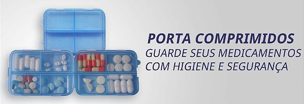 PORTA COMPRIMIDOS MEZZO SEMANAL 8 LUGARES