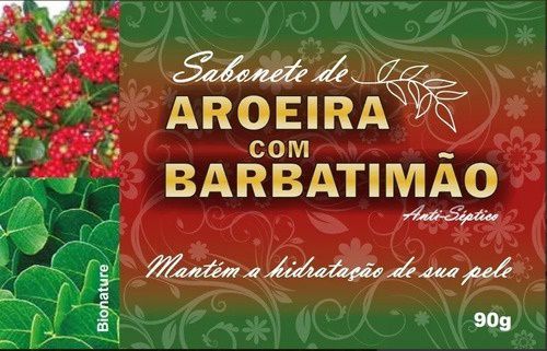 SABONETE AROEIRA COM BARBATIMAO BIONATURE 90GRS