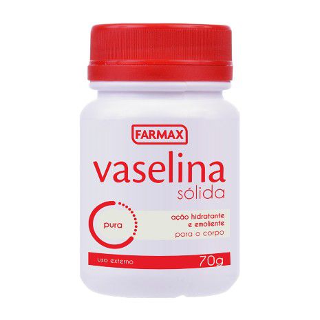 Vaselina Solida Pote 70grs - Farmax