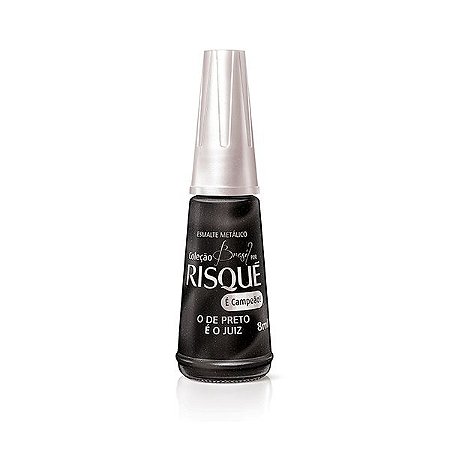 Esmalte Risque O de Preto é O Juiz