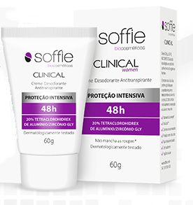 Desodorante Soffie Clinical Women Proteção Intensiva 60grs