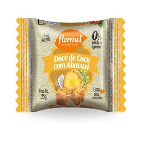 Doce Flormel 25g Abacaxi com Coco