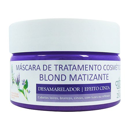 Máscara de Tratamento Flores e Vegetais Blond Matizante 250g