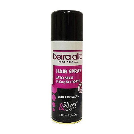 Hair Spray Beira Alta Jato Seco Fixação Forte 140g
