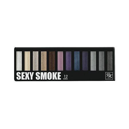Paleta de Sombras RK By Kiss NY Sexy Smoke com 12 cores