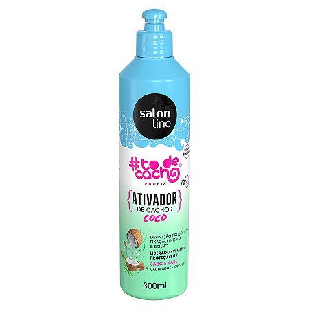 ATIVADOR TO DE CACHOS COCO CONQUISTAR 300ML SALON LINE