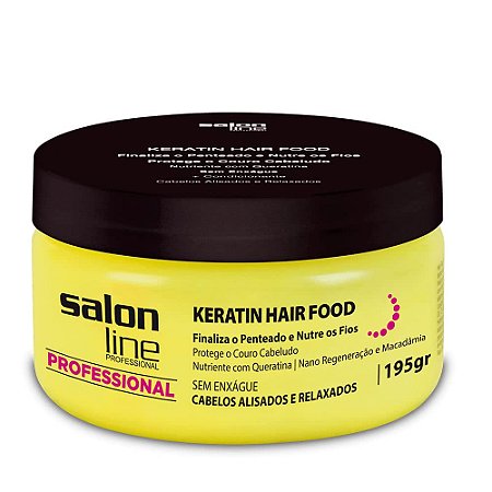 Pomada Salon Line Keratin Hair Food 195GR