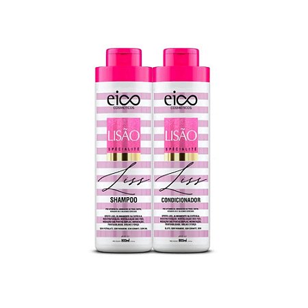 Kit Eico Shampoo + Condicionador Lisão 800mL