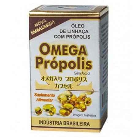 OMEGA PROPOLIS  100 CAPS MOLES APIS BRASIL