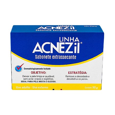 ACNEZIL SABONETE 90GR EXTRASSECANTE CIMED