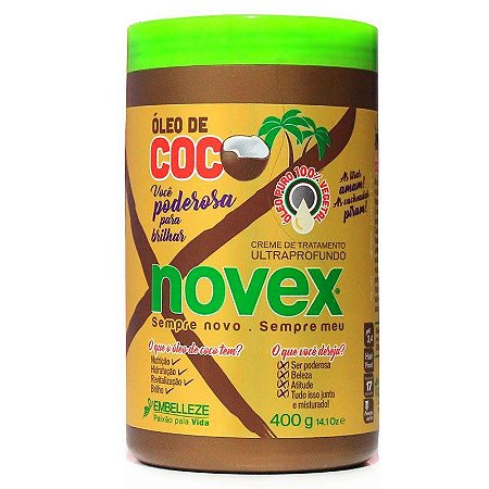 Novex Creme De Tratamento 400gr Óleo de Coco