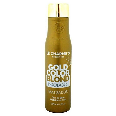 Lé Charme's Gold Color Blond Perolado Matizador 500ml