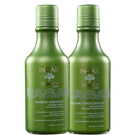 Inoar Kit Shampoo+Condicionador Argan Oil 250ml cada