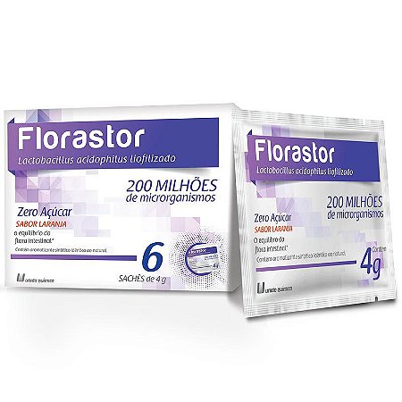 FLORASTOR 200 MILHOES 6 SACHES UQ