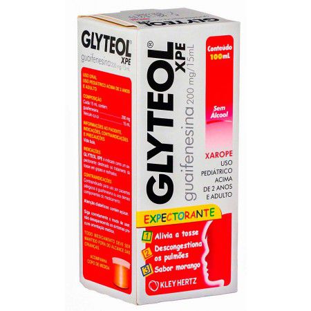 GLYTEOL XPE MORANGO 100ML