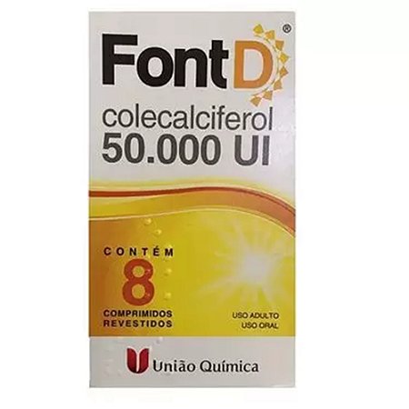 FONT D 50.000UI 8CPR