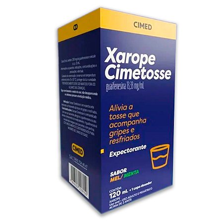 CIMETOSSE XAROPE 120ML CIMED