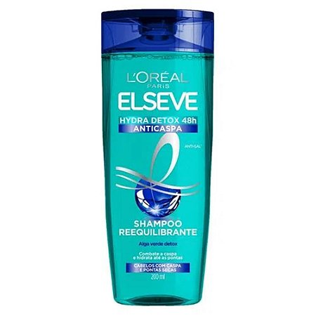 SHAMPOO ELSEVE HYDRA DETOX ANTICASPA 200ML