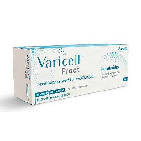 Varicell Proct Pomada 4DH 25g 6 aplicadores