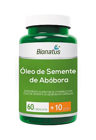 OLEO SEMENTE DE ABOBORA 70CAPS BIONATUS