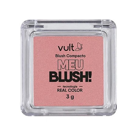 BLUSH COMPACTO VULT MEU BLUSH ROSA PEROLADO 3G