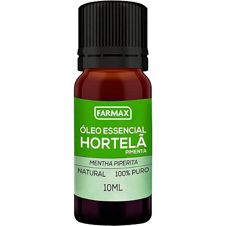 Óleo Essencial de Hortelã Pimenta 100% Puro Farmax 10ml
